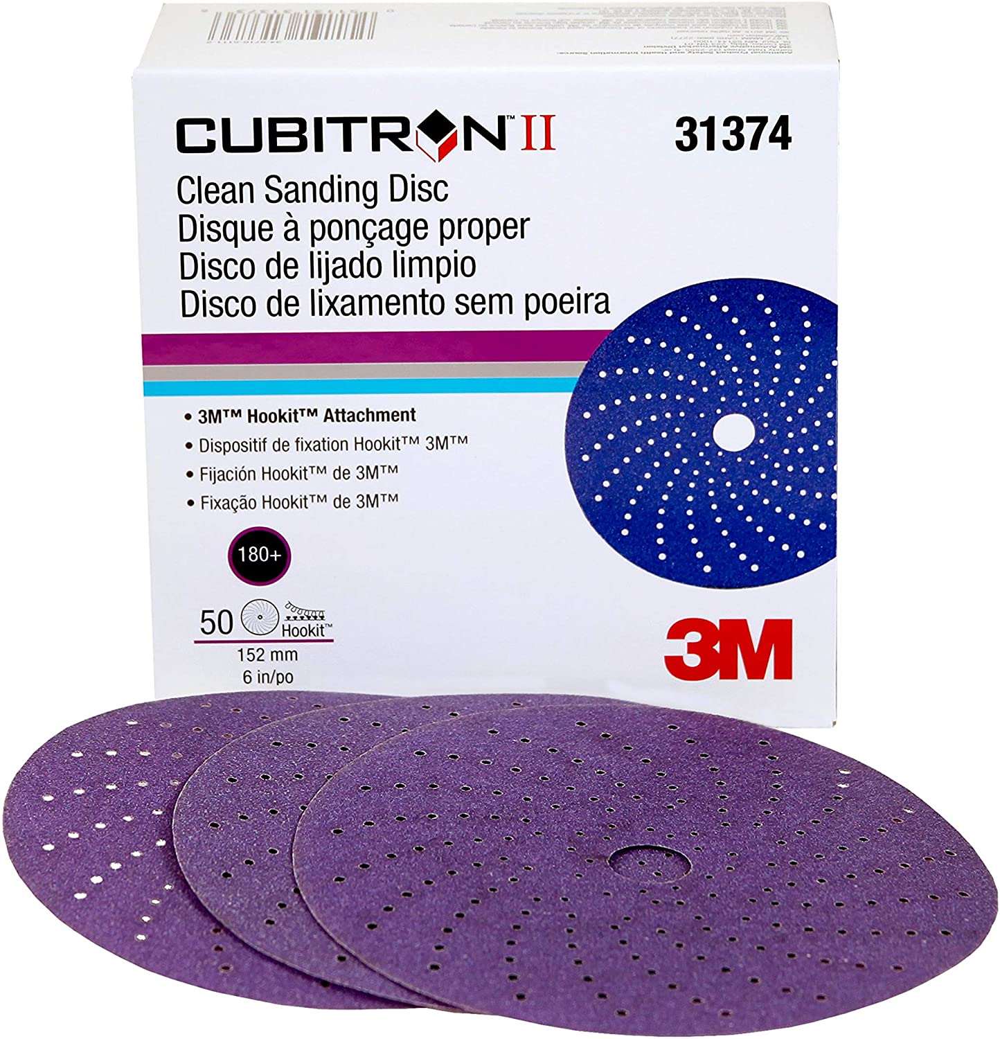 3M Cubitron II, 31374, 180+ Hookit™ Disc