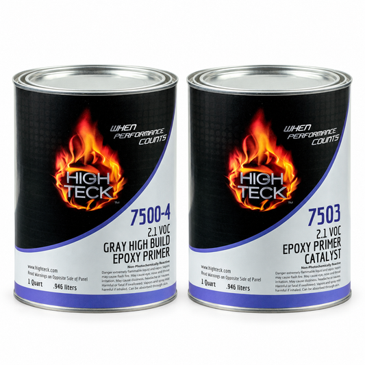 High Teck 7500 & 7503, Dark Gray High Build Epoxy Primer W/Catalyst, 1:1