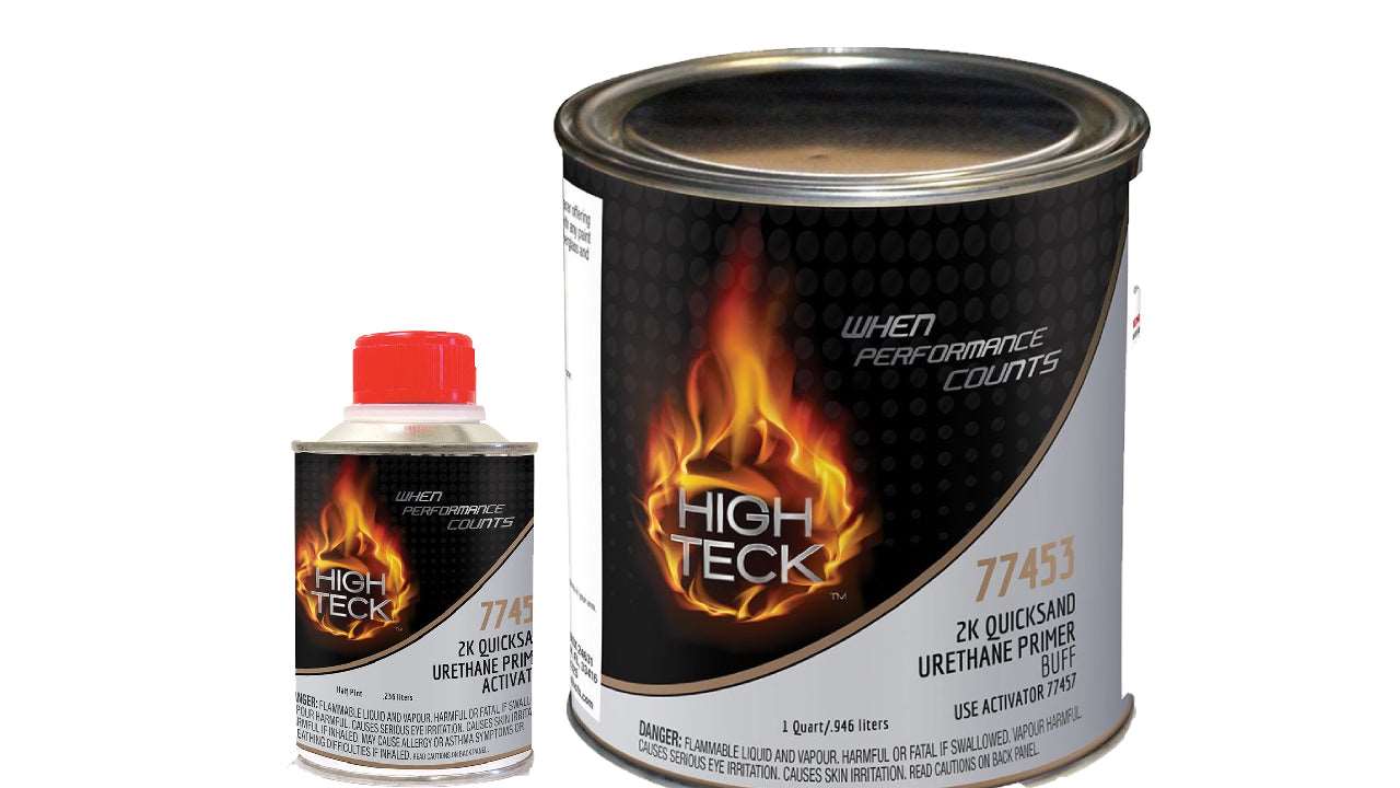 High Teck 77453 & 77457: 2K Quicksand Urethane Primer (1qt) W/ Activator (1/2pt)
