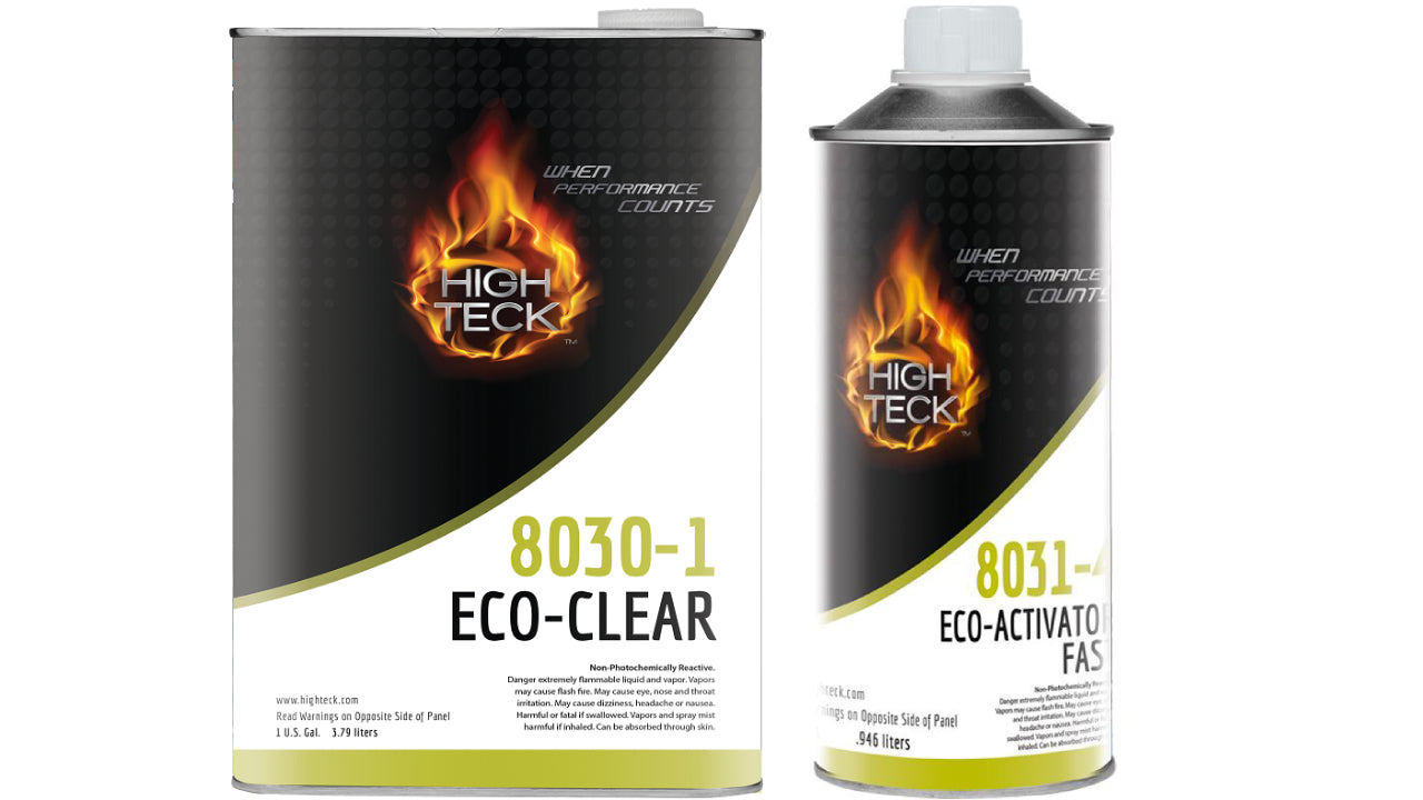 High Teck 8000 Value 2K Clear Coat GALLON Clear High Gloss Automotive  Clearcoat!