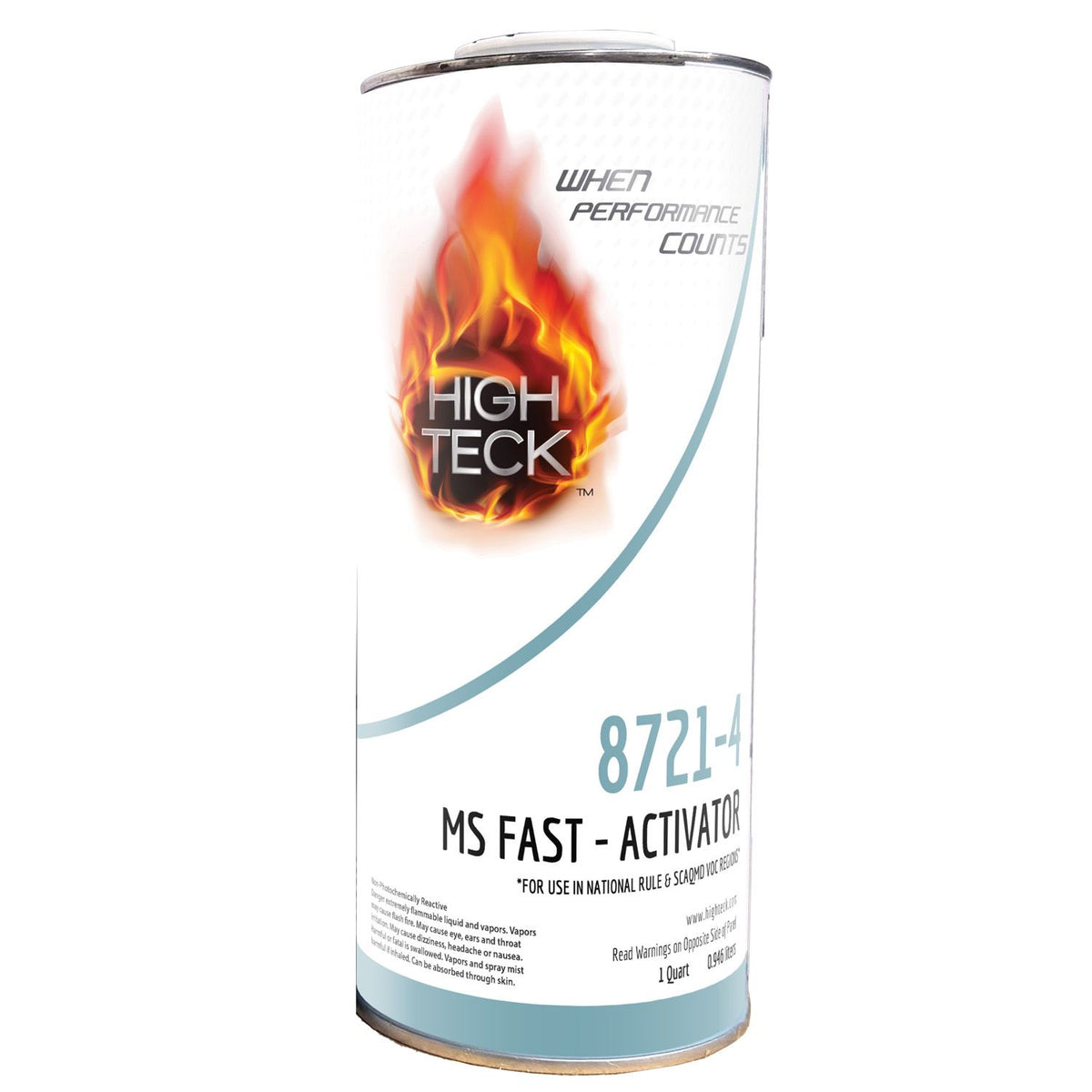 High Teck 8721-4 2.1 MS FAST ACTIVATOR QUART (POS)