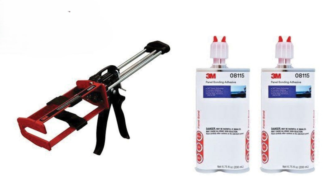 3M 08115 08571 Kit 2 Part Panel Bonding Adhesive 200mL Cartridge Auto Color