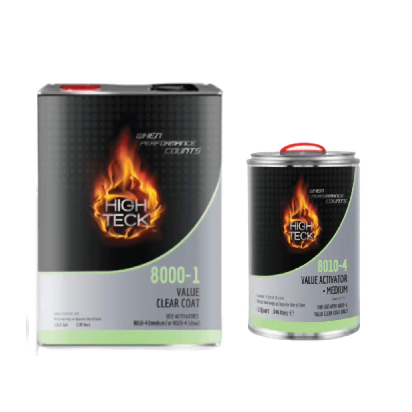 Clearcoat Kit: 8000 Clearcoat (GL) & Activator (QT)