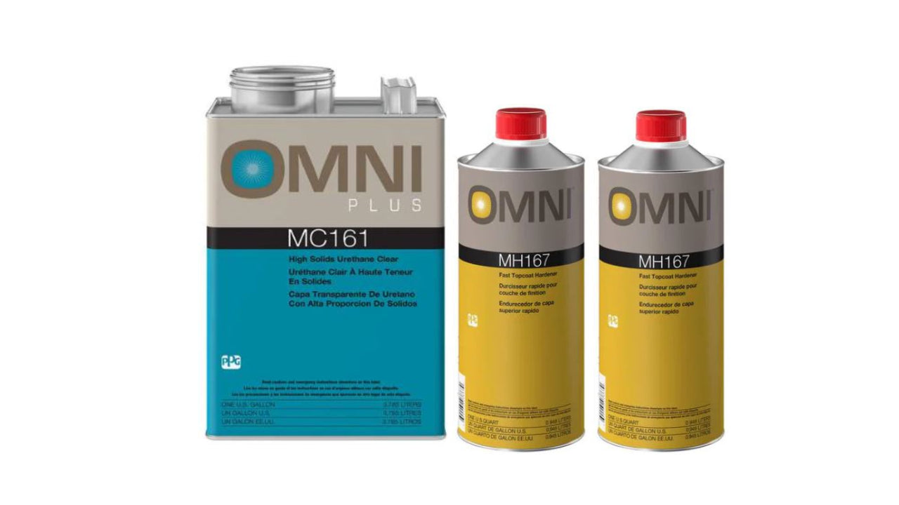 Omni MC161, uretano transparente con alto contenido de sólidos, 1 g
