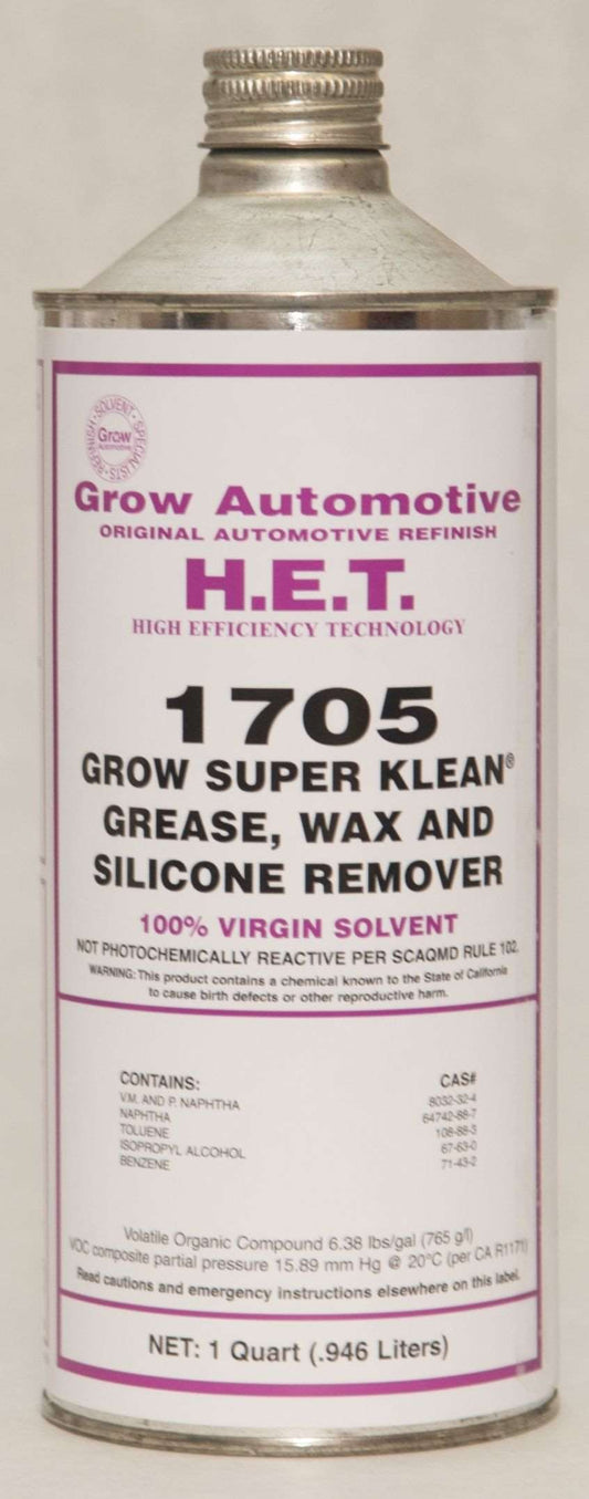 Grow Automotive 1705 Grease Wax and Silicone Remover