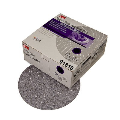 3M 01810 Purple Clean Sanding Hookit Disc 334U 6 in P500C