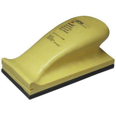 3M 05740 Hookit™ Hand Block, 5" (L) x 2-3/4" (W), Hook and Loop Attachment - Auto Color