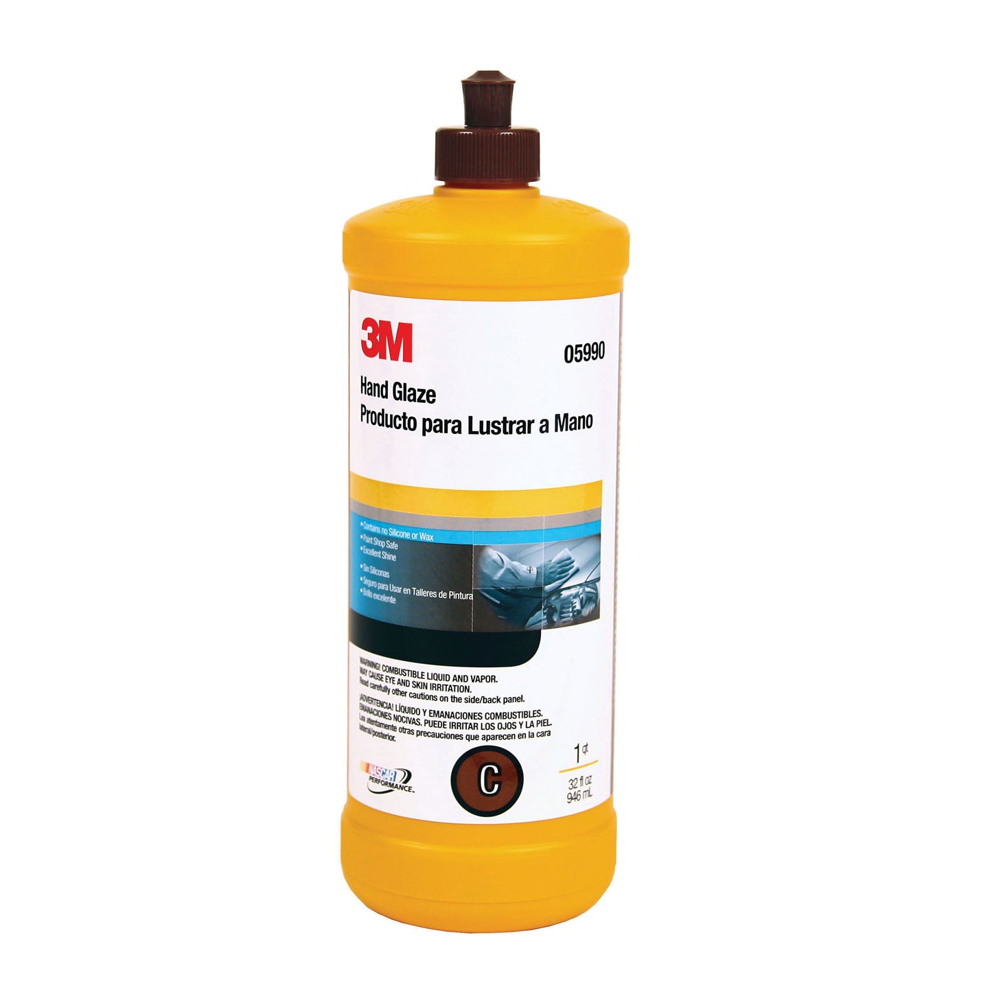 3M 05990, Hand Glaze (1QT), Brown/Orange, Liquid - Auto Color