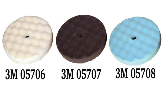 3M Buff & Polish Pad Bundle (3 Pads) - 05706, 05707, 05708, 8" Dia, Perfect-It™ - Auto Color