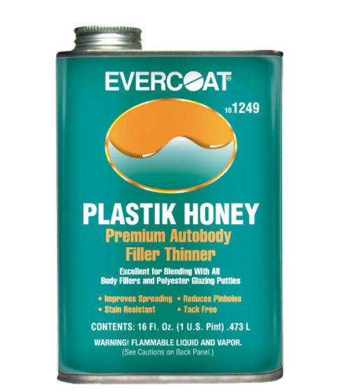 Evercoat Plastik Honey, Premium Filler Thinner - Auto Color