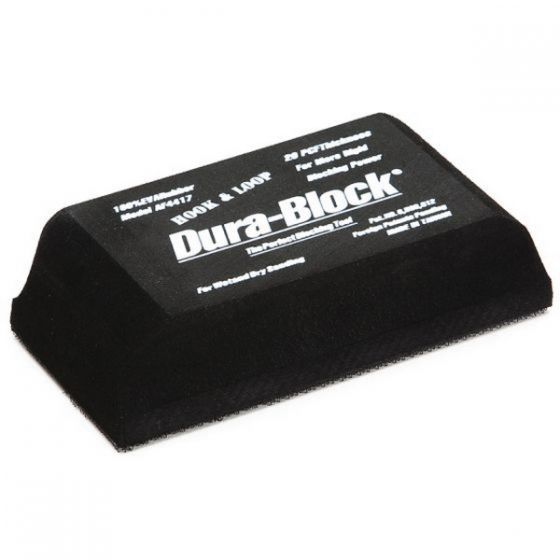 Dura Block AF4417, 1/3 Radius Sanding Block, 2 5/8" (W) X 5 1/2" (L), Hook & Loop Attachment - Auto Color
