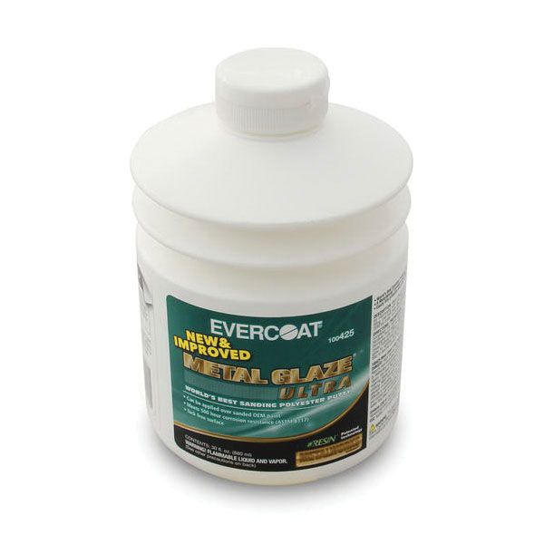 EVERCOAT® METAL GLAZE® Ultra 100425 Sanding Polyester Putty, 880 mL Pumptainer - Auto Color