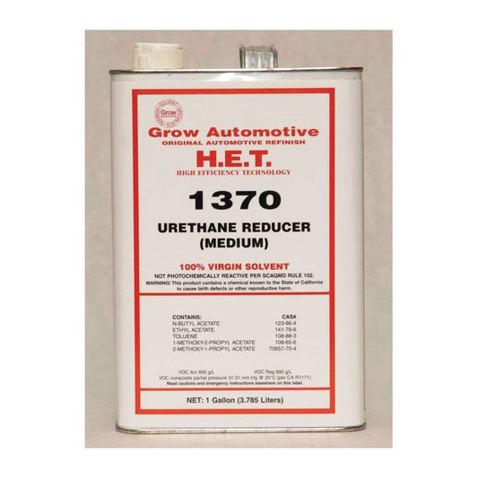 Grow Automotive 1370, Urethane Reducer, (Medium Speed) - Auto Color
