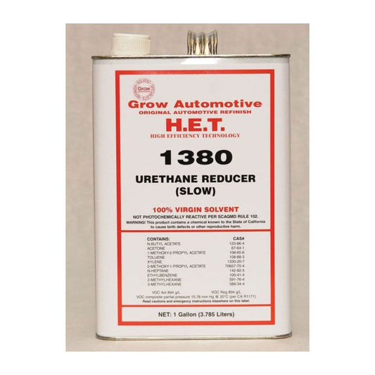 Grow Automotive 1380, Urethane Reducer, 1 gal (Slow Speed) - Auto Color