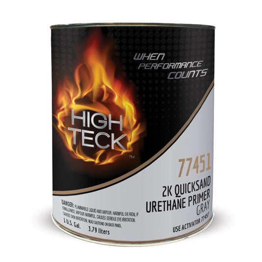 High Teck 77451, 2K Quicksand Urethane Primer, Gray - Auto Color