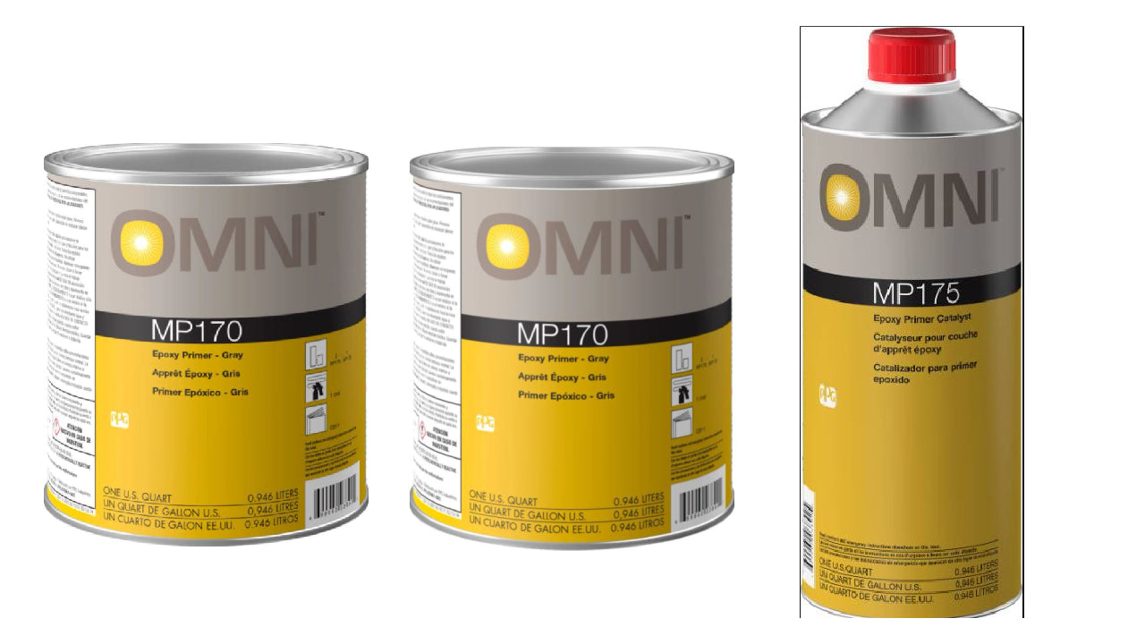 Primer & Primer Catalyst Kit, 2qt MP170 (Epoxy Primer-Gray), 1qt MP175 (Epoxy Primer Catalyst)