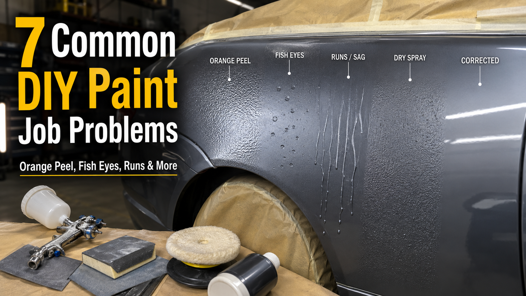 How to Fix 7 of the Most Common Types of DIY Paint Job Problems – Auto ...