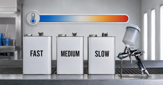 Fast, Medium, or Slow? How to Choose Automotive Paint Reducer and Activator Speed