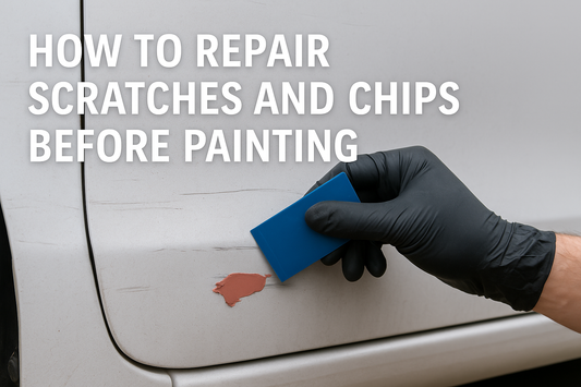 How to Repair Scratches and Chips Before Painting