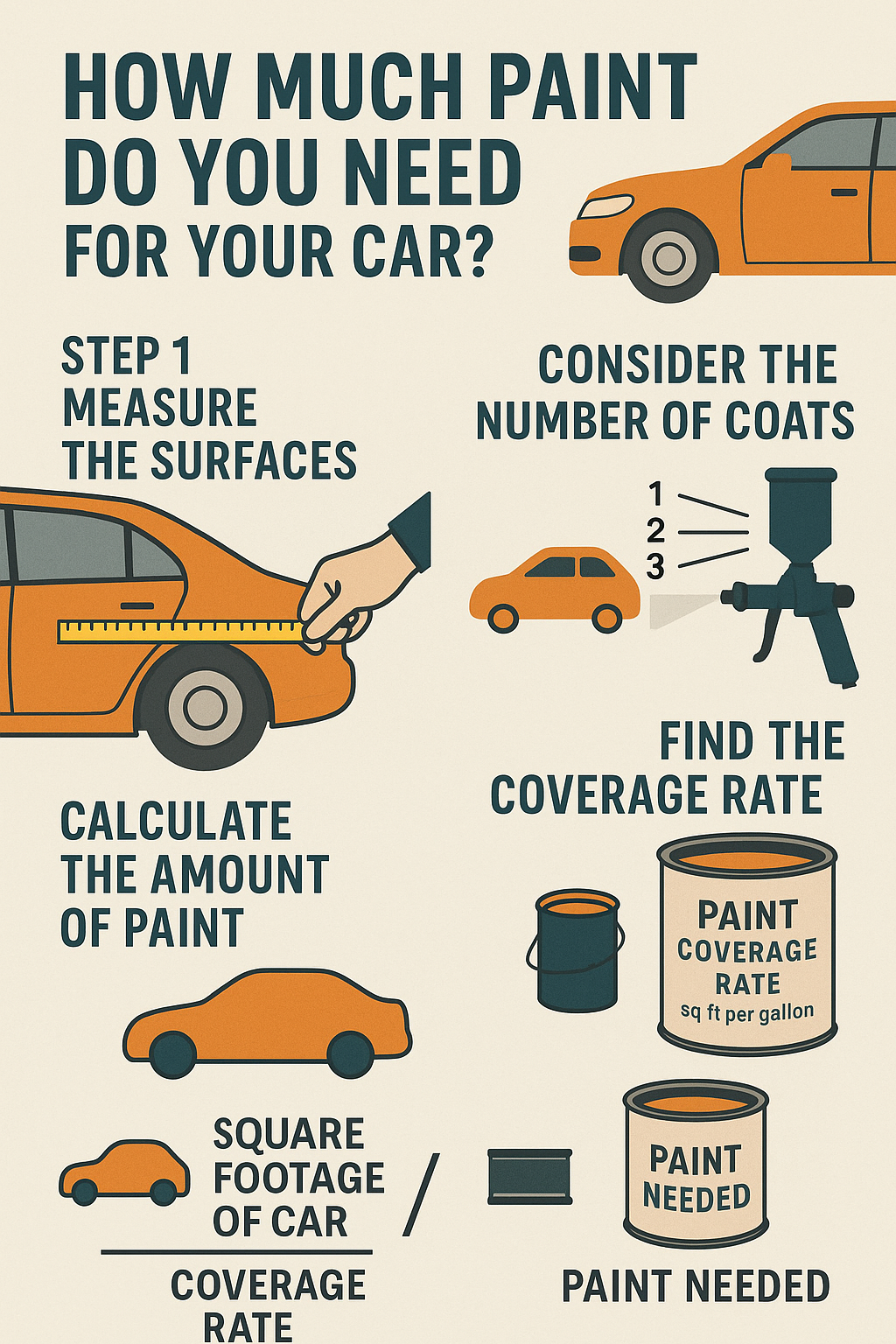 How Much Paint Do You Need for a Car? – Auto Color