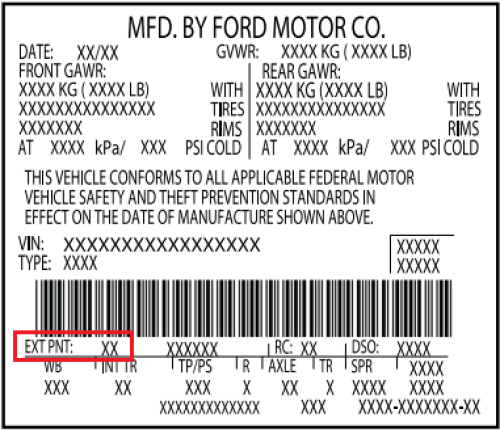 How to Find the Paint Code on Vehicles