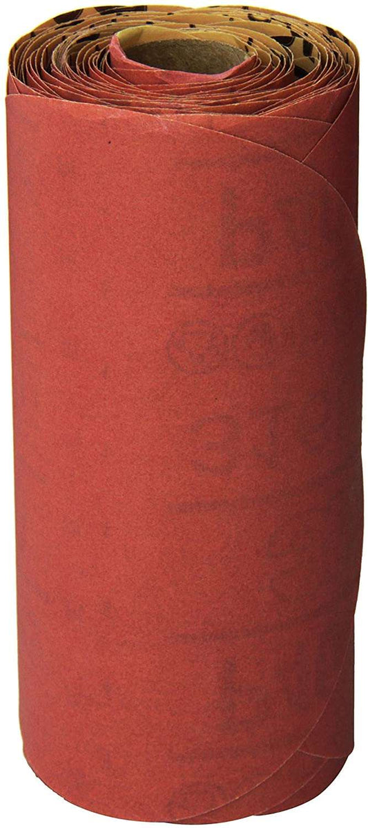 3M 01108, Red Abrasive Disc Roll, P400