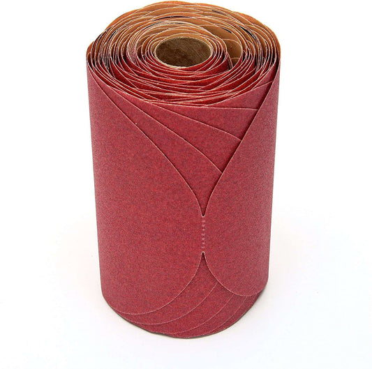 3M 01114, Red Abrasive Disc Roll, P120