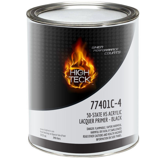 High Teck 77401C, High Solids Acrylic Lacquer Primer Surfacer, Black