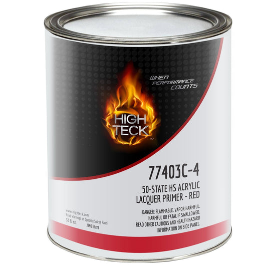 High Teck 77403C, Lacquer Primer, Red (qt)