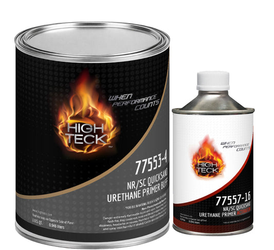 High Teck 77453 y 77457: imprimador de uretano de arena movediza 2K (1 qt) con activador (1/2 pt)