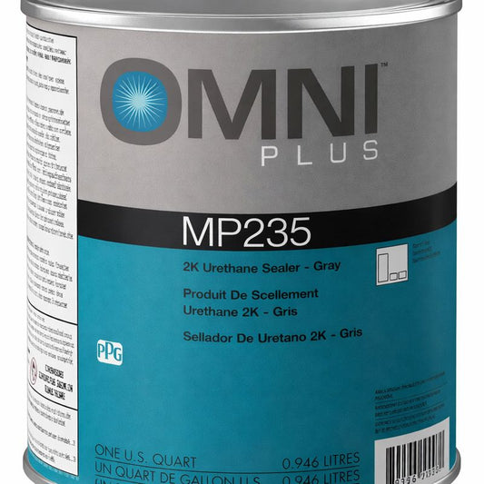 Sellador gris de uretano OMNI MP235, 2K, 1 cuarto de galón