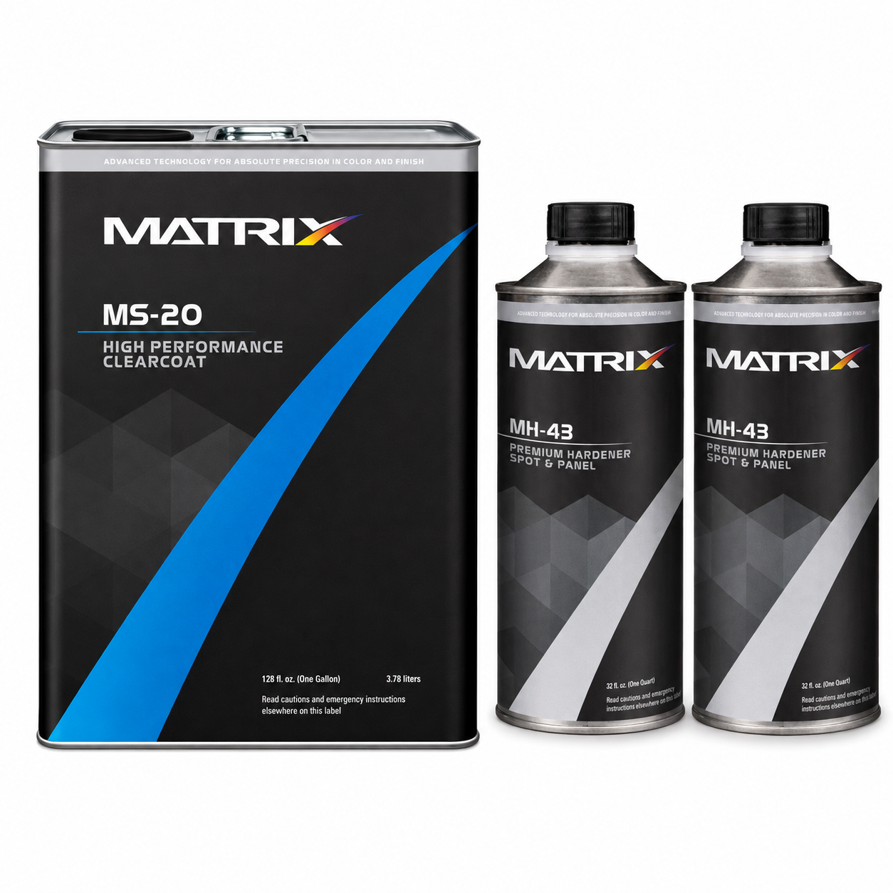 MATRIX MS-20 High Performance Clearcoat (gl), 2:1 Mixing, W or W/O Hardener (2qt)
