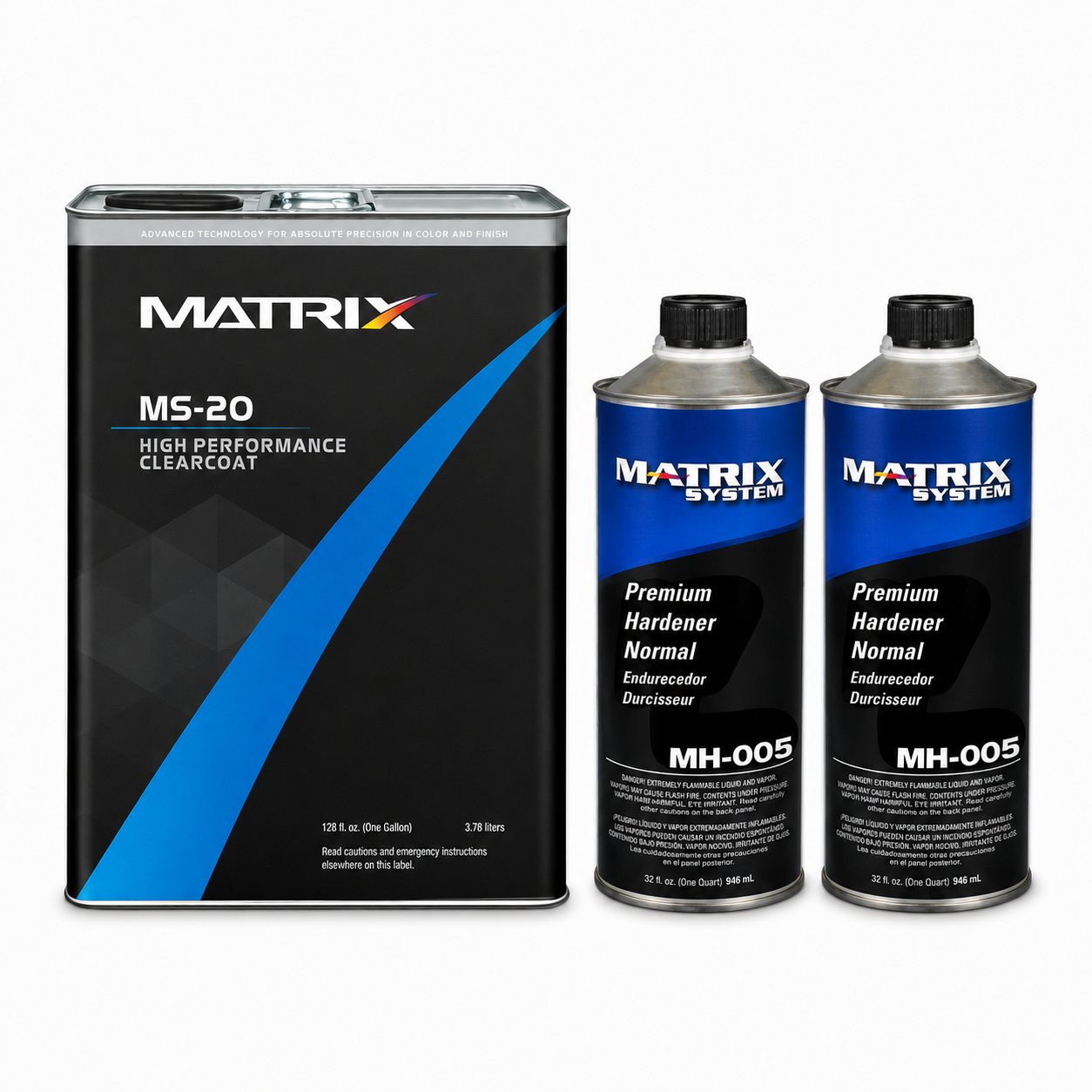 MATRIX MS-20 High Performance Clearcoat (gl), 2:1 Mixing, W or W/O Hardener (2qt)