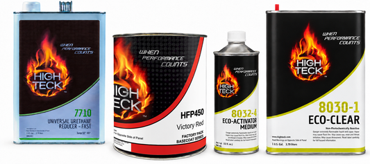 GM WA9260, Victory Red, Full Paint Kit: Basecoat (gl), 8030 ECO Clear (gl), W/ Activator (qt), Reducer (gl)
