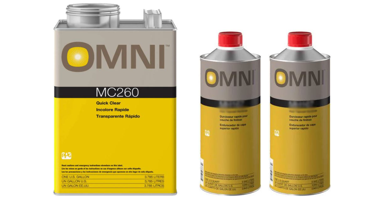 MC260, Quick Clear (GL) & MH167/MH168/MH169 Hardener (QT) 2:1