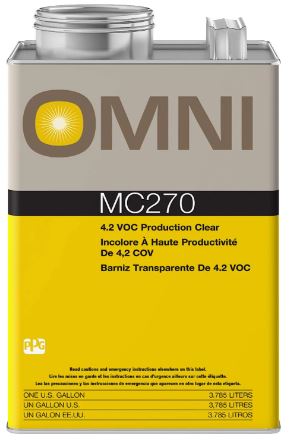 Transparente de producción MC270 (GL) y endurecedor MH276/MH277/MH278 (QT) Relación 4:1