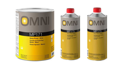 OMNI MP171 white epoxy primer kit with one gallon primer and two quarts MP175 epoxy primer catalyst
