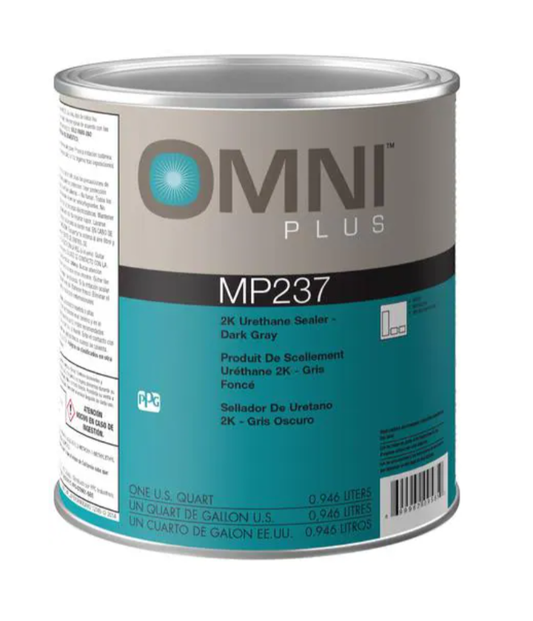 OMNI MP237, 2K Urethane Dark Gray Sealer, 1qt