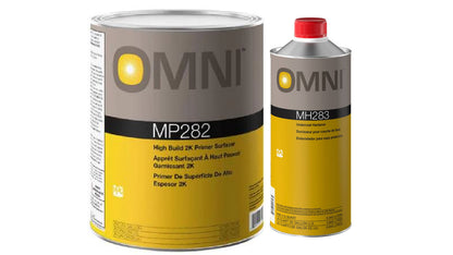 OMNI MP282 high build 2K primer surfacer gallon with optional quart hardener for auto body refinishing