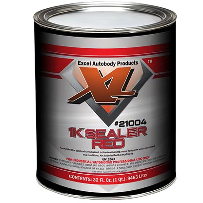 A can of 1K Sealer in red color with the brand logo and product information displayed on the label.