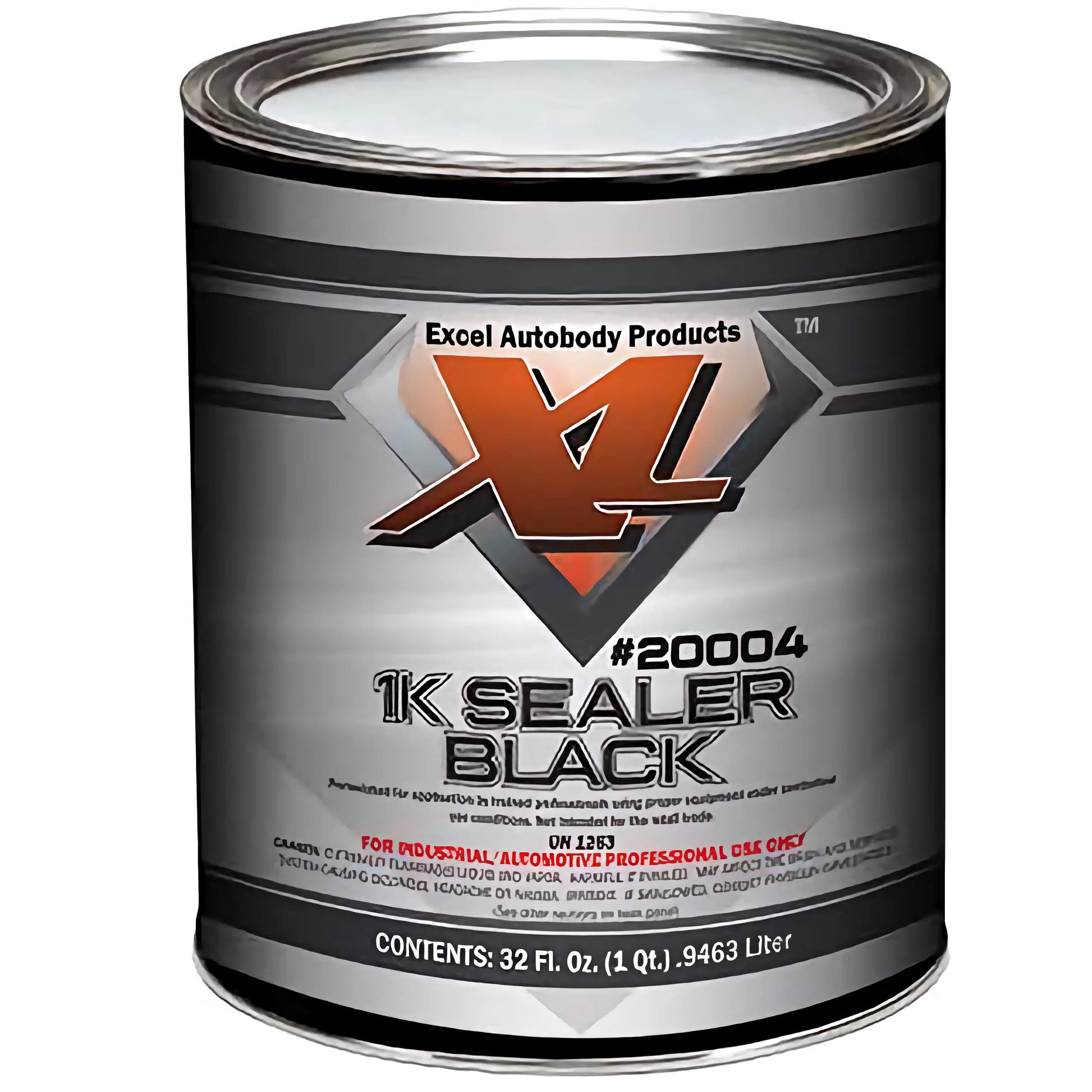 Excel 1K Black Sealer – Quart, 20004 – Auto Body Primer Sealer