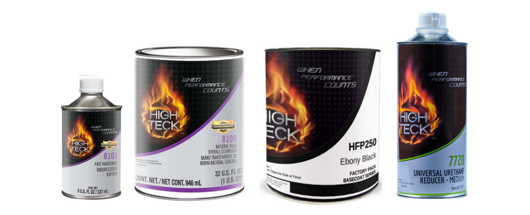 Basecoat & Clearcoat Kit (QT's): Basecoat (qt), Clear (qt