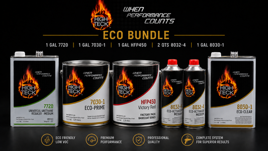 GM WA9260, Victory Red, Complete Automotive ECO Bundle: Paint, Primer, Clear, Activator, Reducer
