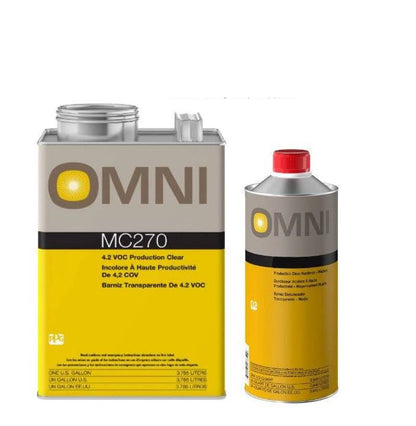 MC270 Production Clear gallon with MH276 MH277 or MH278 quart hardener 4 to 1 clearcoat kit