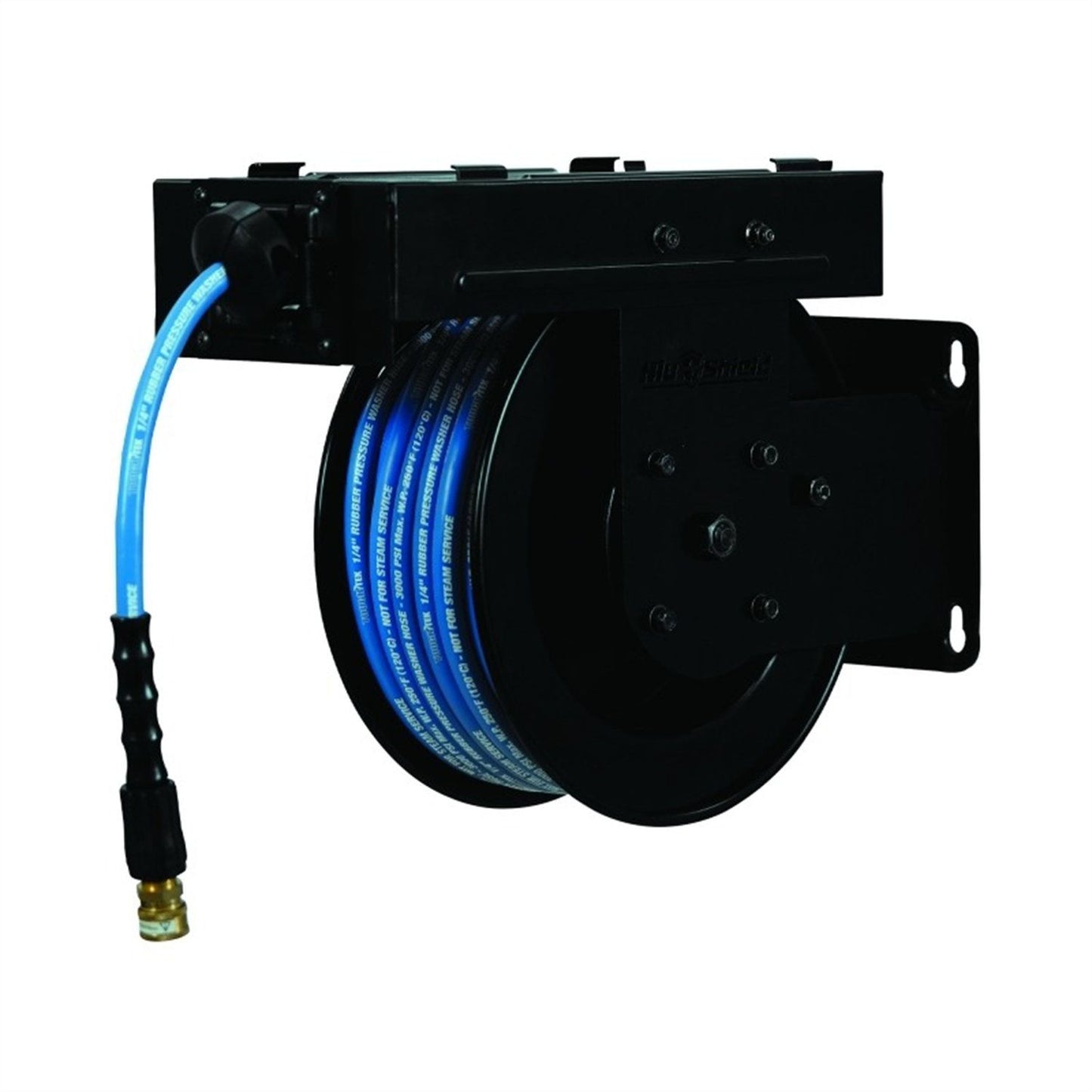 Hidrolavadora Blu Shield, carrete pequeño y ancho de 1/4" x 50' + manguera de entrada de 15'