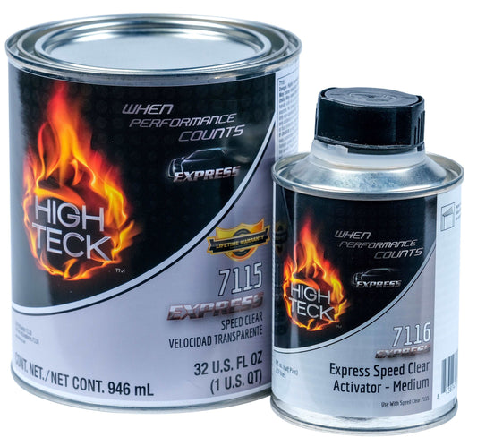 High Teck 7115 & 7116, Express Speed Clear (1qt) and Activator (1/2 pt)