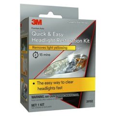 3M Quick and Easy Headlight Restoration Kit, 39193, (POS)