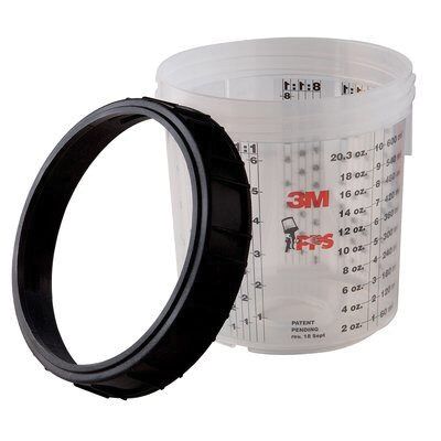 3M™ PPS™ 16001, Hard Cup & Collar, 650mL