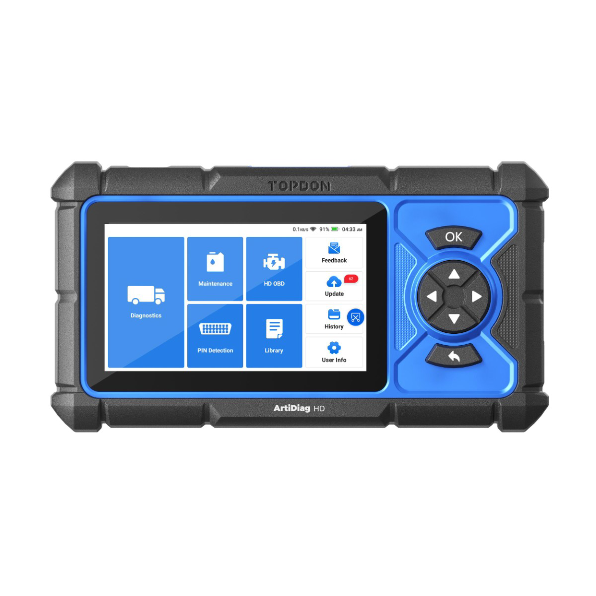 ArtiDiag HD - 5-inch Heavy-Duty Scan Tool w/ Service Functions