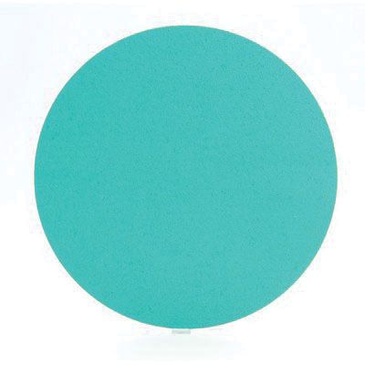 Green Corps™ 01549 246U Abrasive Disc, 8" Dia, 80 Grit, Aluminum Oxide Abrasive, Green, Dry, 6 Holes (20ct.) - Auto Color